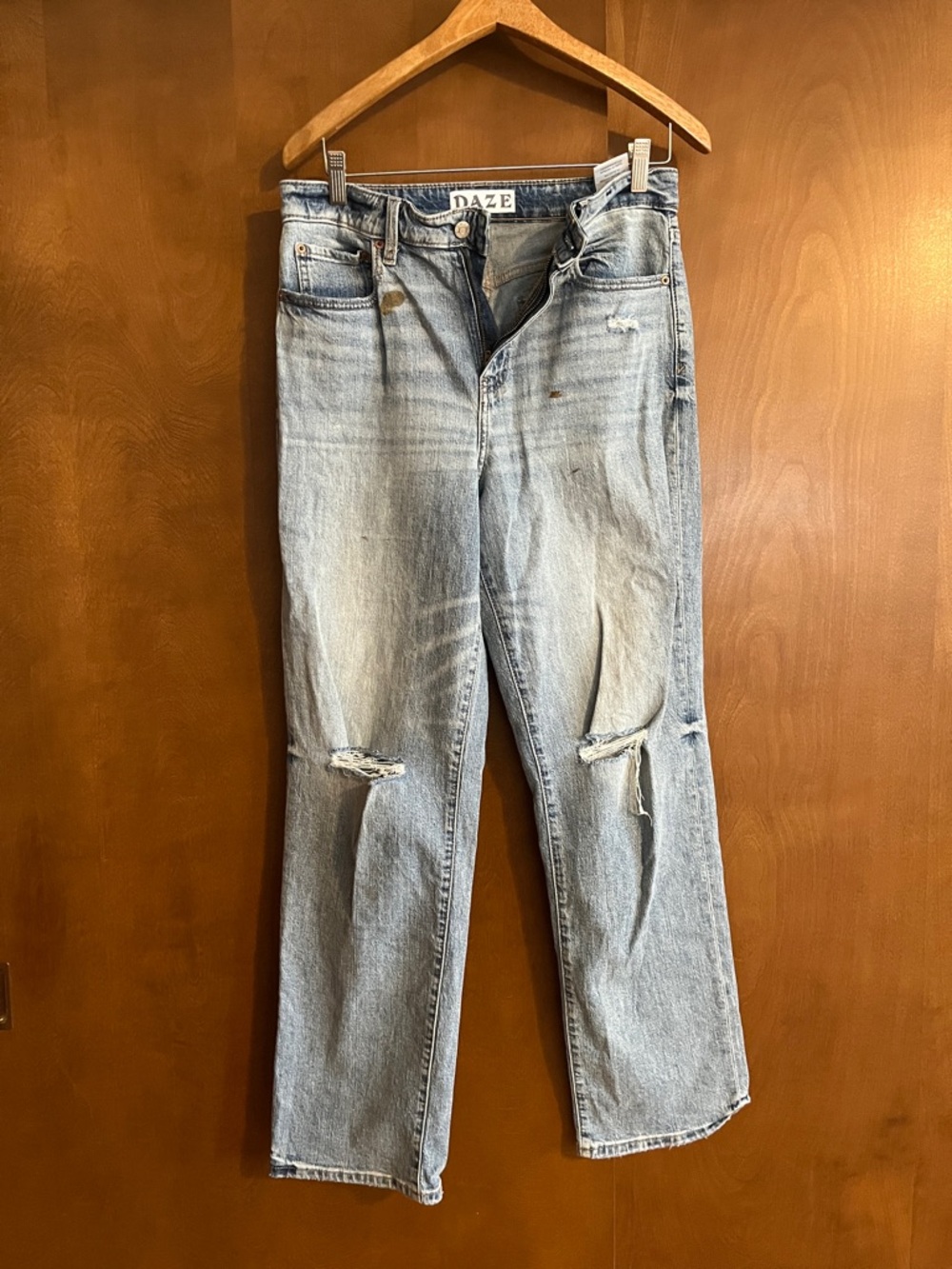 DAZE Light Blue Straight Leg Women’s Jeans